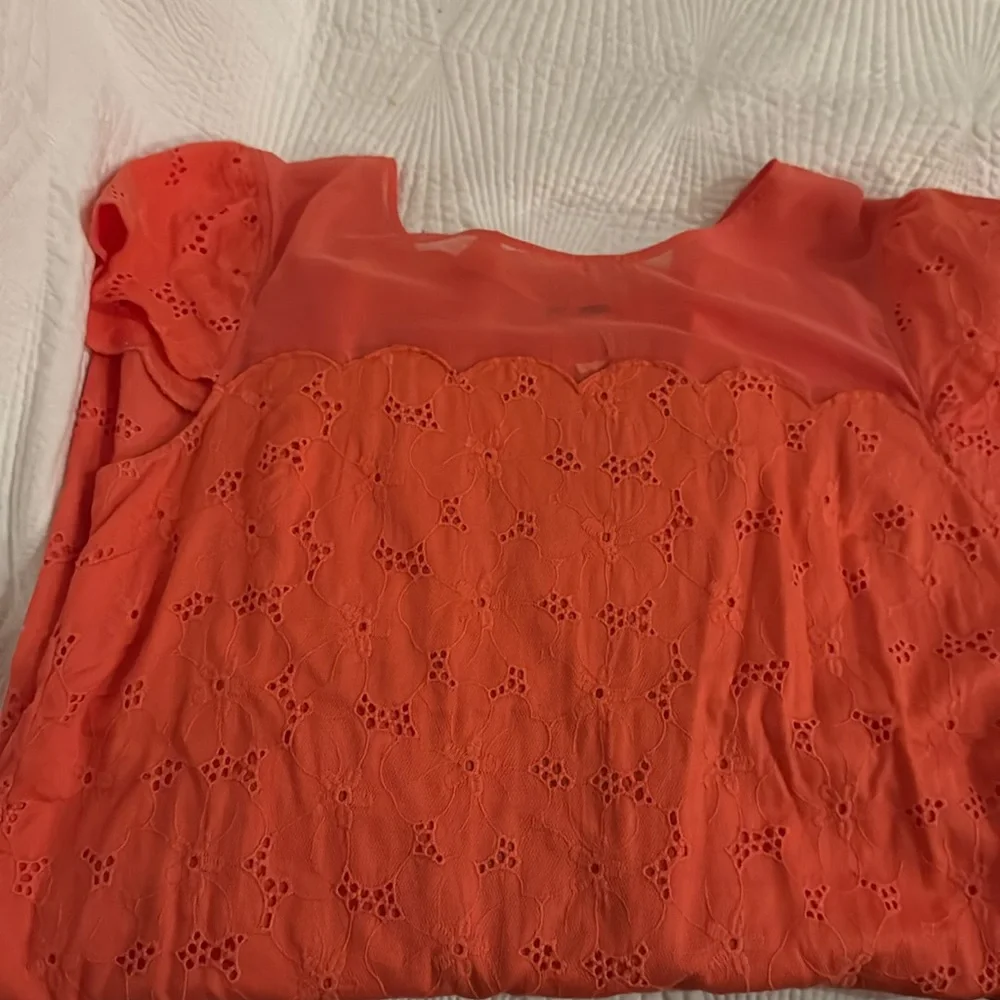 Free People Orange Dress 👗 L - Picture 4 of 8